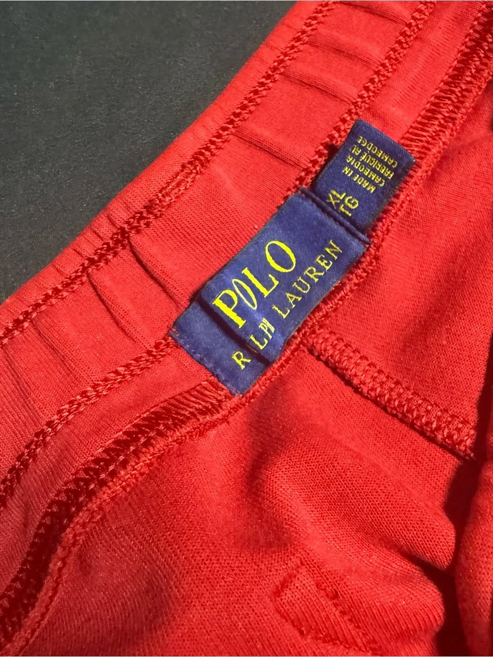 Polo by Ralph Lauren Red Men's Athletic Jersey Shorts🏇 - Picture 2 of 4